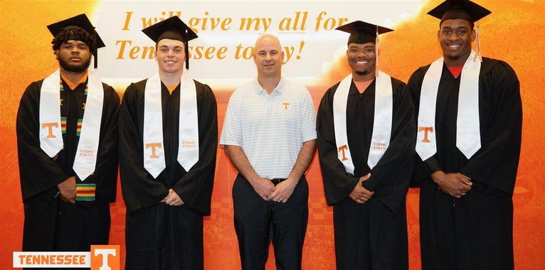 Fourteen Tennessee football players earn degrees Fourteen Tennessee football players earn degrees