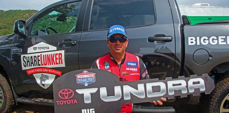 Pace's 10-pounder Nets a Toyota Tundra Pace's 10-pounder Nets a Toyota Tundra