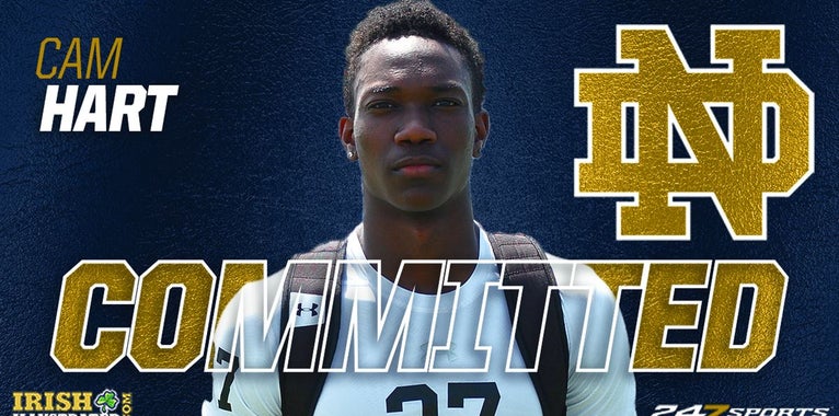 BREAKING: Class of 2019 WR Cam Hart commits to Notre Dame BREAKING: Class of 2019 WR Cam Hart commits to Notre Dame