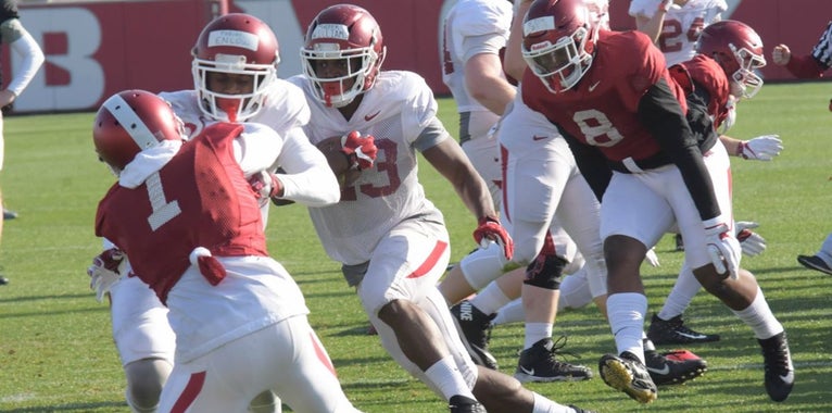 PHOTOS: Day 6 of Arkansas' 2018 spring practice PHOTOS: Day 6 of Arkansas' 2018 spring practice