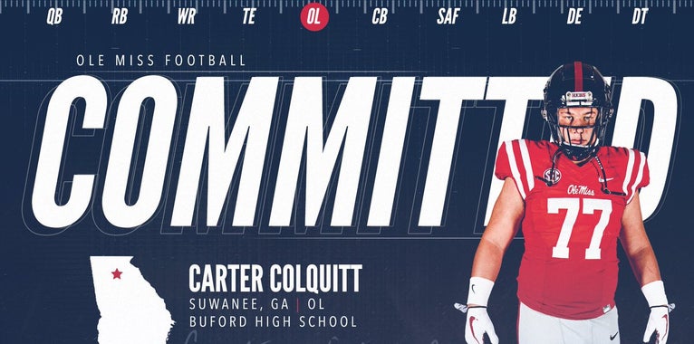 O-Lineman Carter Colquitt Makes The Call To Ole Miss O-Lineman Carter Colquitt Makes The Call To Ole Miss