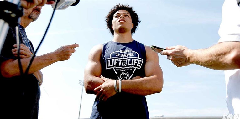 Penn State's John Reid is ready for contact after long layoff Penn State's John Reid is ready for contact after long layoff
