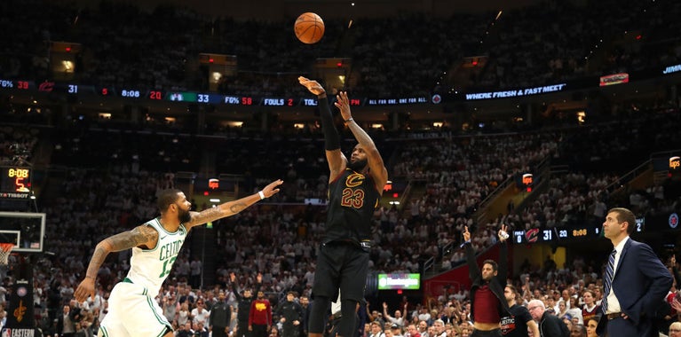 WATCH: LeBron drops 25 points on Celtics in first half of Game 6 WATCH: LeBron drops 25 points on Celtics in first half of Game 6