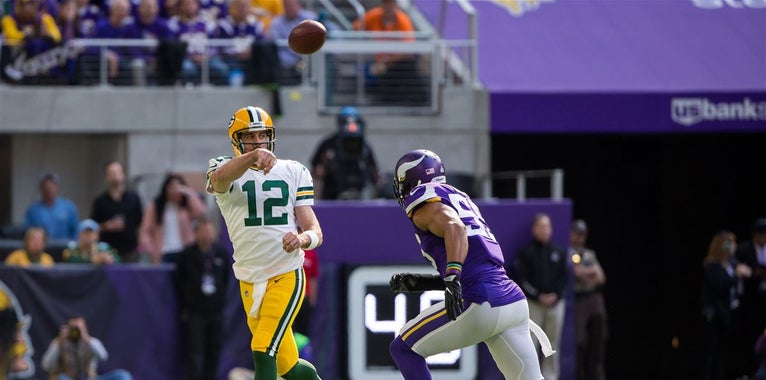 Aaron Rodgers has moved on from Anthony Barr hit Aaron Rodgers has moved on from Anthony Barr hit