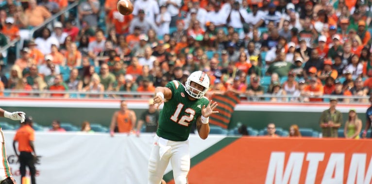 Sporting News Lists Miami's Rosier as a Top 25 QB Sporting News Lists Miami's Rosier as a Top 25 QB
