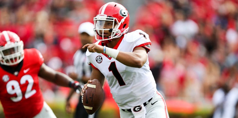 Justin Fields, Georgia, Dual-Threat Quarterback