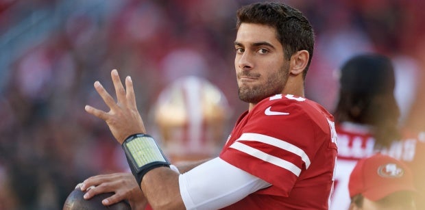 Jimmy Garoppolo spotted on date with adult film star Jimmy Garoppolo spotted on date with adult film star