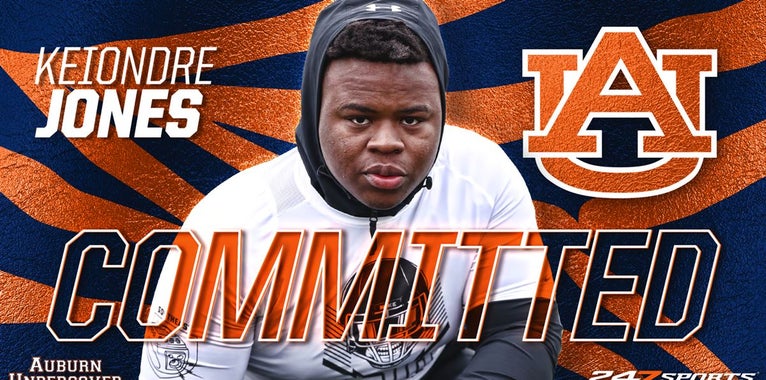 4-star OL Keiondre Jones commits to Auburn 4-star OL Keiondre Jones commits to Auburn
