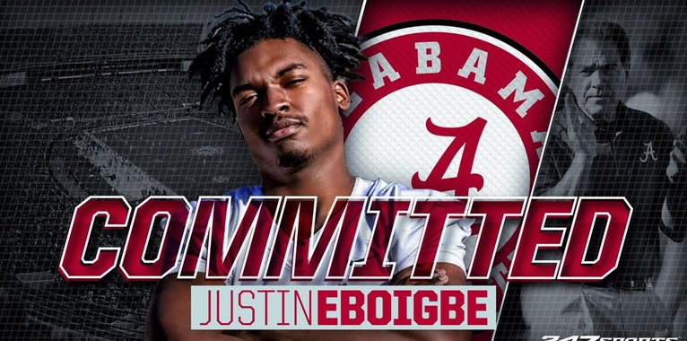 Georgia DL Justin Eboigbe commits to Alabama Georgia DL Justin Eboigbe commits to Alabama