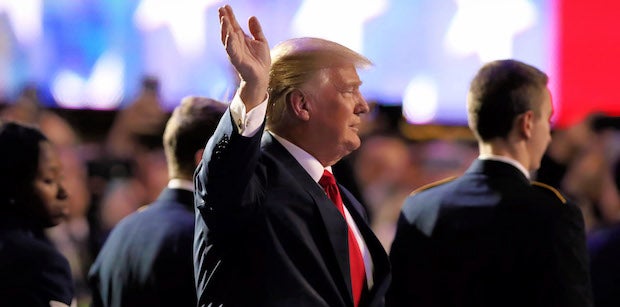 Donald Trump responds to NFL pausing National Anthem stance Donald Trump responds to NFL pausing National Anthem stance