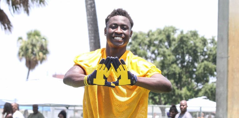 Johnson dominates 7v7 tournament, discusses Michigan pledge Johnson dominates 7v7 tournament, discusses Michigan pledge