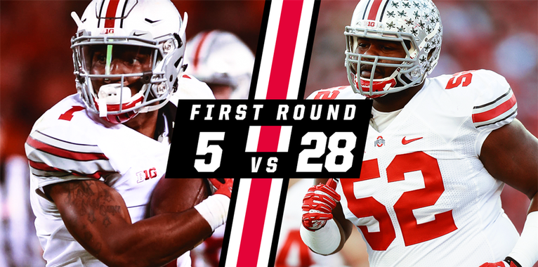 Bucknuts Brackets: #5 Braxton Miller vs #28 Johnathan Hankins Bucknuts Brackets: #5 Braxton Miller vs #28 Johnathan Hankins