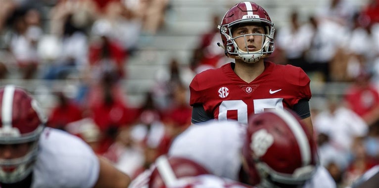 Game balls for Alabama: A-Day Game balls for Alabama: A-Day