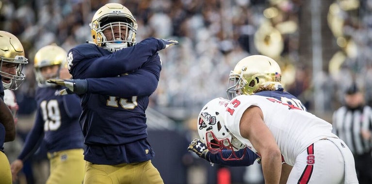 Jonathan Jones, Notre Dame, Outside Linebacker