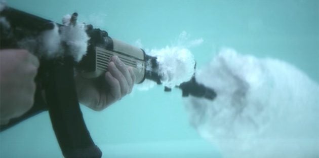 EPIC Footage Of AK Firing Underwater EPIC Footage Of AK Firing Underwater