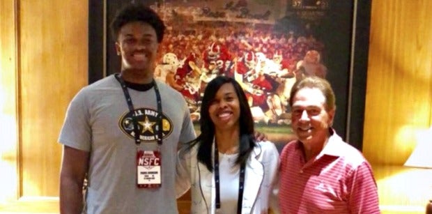 Nation's No. 1 OT Paris Johnson Jr. talks return to Bama Nation's No. 1 OT Paris Johnson Jr. talks return to Bama