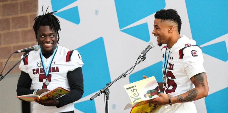In Photos: Gamecocks participate in 22nd annual Pigskin Poets In Photos: Gamecocks participate in 22nd annual Pigskin Poets