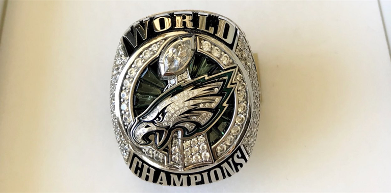 Eagles Super Bowl ring finally reaches Pro Football Hall of Fame Eagles Super Bowl ring finally reaches Pro Football Hall of Fame