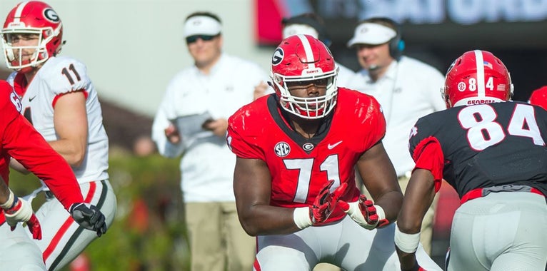 Andrew Thomas grades himself out, assesses OL depth Andrew Thomas grades himself out, assesses OL depth